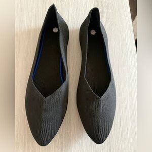 Kelly & Katie Black Textured Flats - never worn